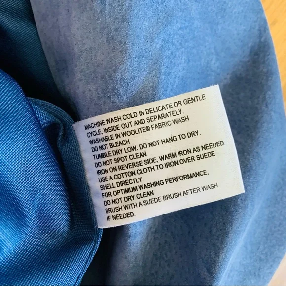 Vintage Genuine Leather Suede in Rare Blue Midi Skirt - Picture 5 of 5